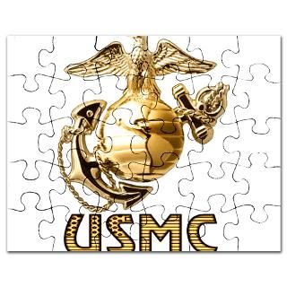 Anchor Gifts  Anchor Jigsaw Puzzle  USMC Crest   Enlisted Puzzle
