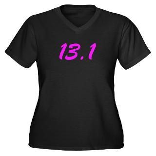 13.1 HALF MARATHON RUNNER RUNNING SHIRT STICKER TE Plus Size T Shirt