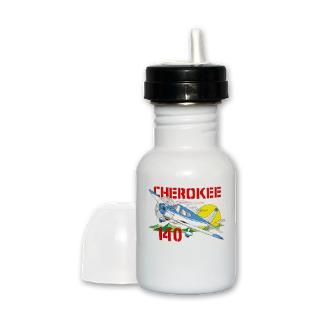 Art Gifts  Airplane Art Water Bottles  CHEROKEE 140 Sippy Cup