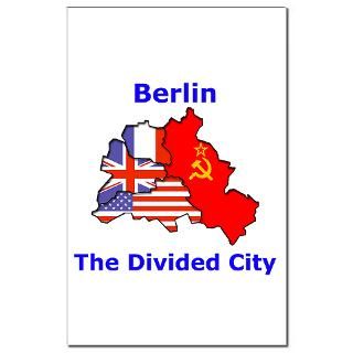 Berlin The Divided City Mini Poster Print