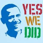 Yes We Can Yes We Did Hope Won Obama 2012 Obama Logo President Barack