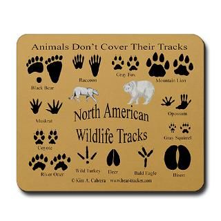Animal Tracks and Nature Mousepads  Trackers Tracking and Nature