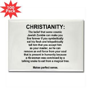 crazy christians rectangle magnet 100 pack $ 152 99