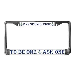 Day Spring Lodge License Plate Frame
