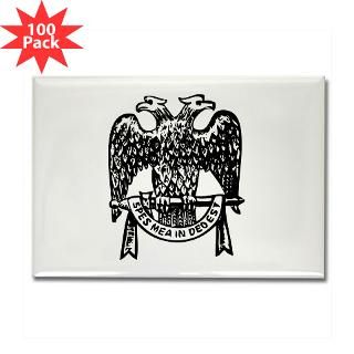 double headed eagle rectangle magnet 100 pack $ 153 99