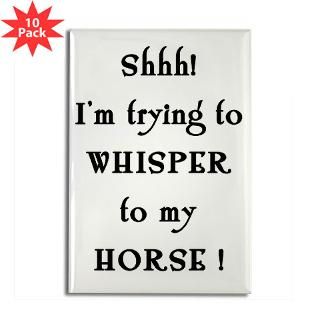 trying to whisper to my horse t shirts + gifts  Fantasy Horse Art T