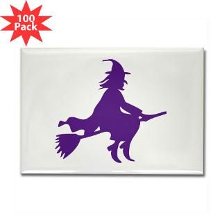 halloween witch rectangle magnet 100 pack $ 153 99
