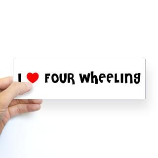 Love Four Wheeling Stickers  Car Bumper Stickers, Decals