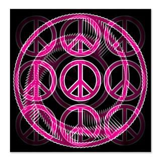 Crazy Pink Peace Sign  Expressive Mind