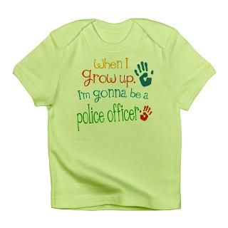 Cute Gifts  Cute T shirts  Kids Future Police Officer Infant T