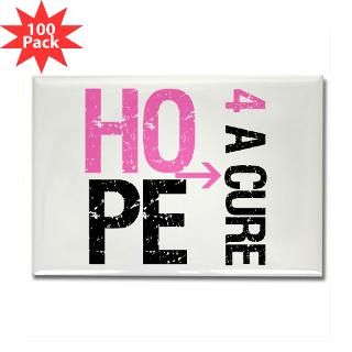 hope cure breast cancer rectangle magnet 100 pack $ 168 99