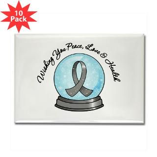 Brain Cancer Christmas Snowglobe Shirts : Gifts 4 Awareness Shirts and