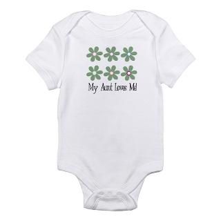 My Aunt Loves Me Bear Baby Body Suit by owenandemma