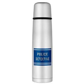 Cops Gifts  Cops Drinkware  Police Detective Blues Large Thermos