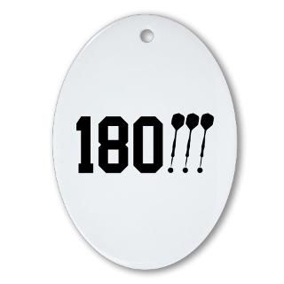 180 Darts Oval Ornament for $12.50