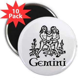 Gemini May 22 – June 21  Symbols on Stuff T Shirts Stickers Hats