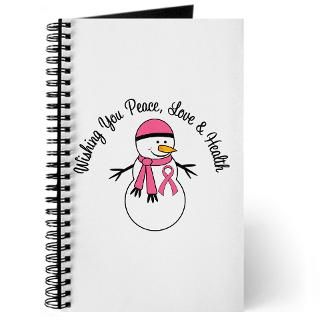 Christmas Snowman Breast Cancer Cards & Gifts  Gifts 4 Awareness