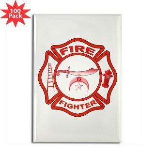 shrine fire fighter rectangle magnet 100 pack $ 189 99