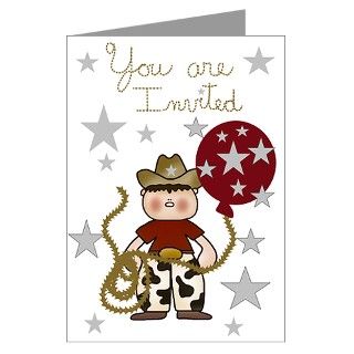 Gifts  Birthday Greeting Cards  Little Cowboy Birthday Invitations
