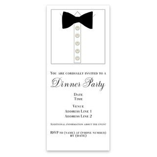 Black bow tie formal tuxedo Invitations by Admin_CP8632834