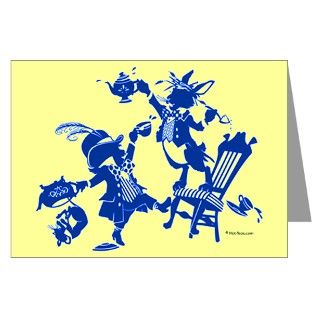 Afternoon Tea Greeting Cards  Mad Hatter Tea Party Invitations (10