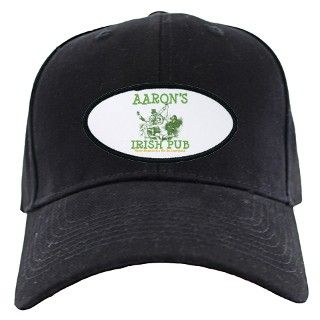 Aarons Vintage Irish Pub Personalized Baseball Hat by bestnametees