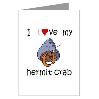 Crazy About Hermit Crabs Greeting Cards (Pk of 10)