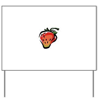 Berries Gifts  Berries Yard Signs  JUST A STRAWBERRY Yard Sign