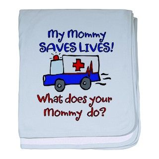 911 Gifts  911 Baby Blankets  Mommy Saves Lives baby blanket