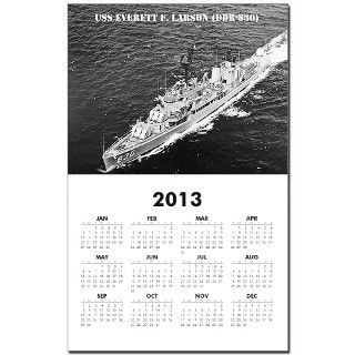 830 Gifts  830 Home Office  USS EVERETT F. LARSON Calendar Print