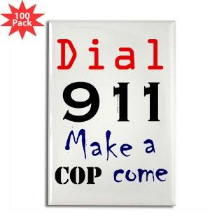 911 Gifts  911 Kitchen and Entertaining  Dial 911 Rectangle Magnet