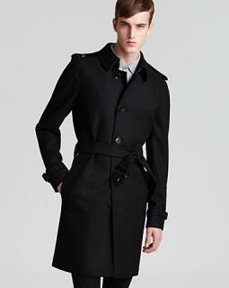 Burberry London Wool Blend Trench