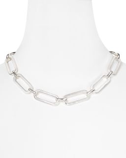 Lauren Ralph Lauren Distinguished Metals Silver Oval Link Necklace, 18