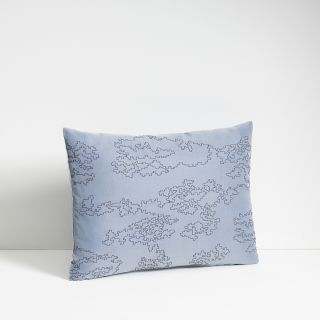 Klein HomeBlue Flower Decorative Pillow, 12 x 16