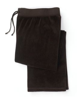 Girls Basic Velour Track Pants in Brown   Sizes 7 14