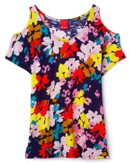 Moss Girls Bluebell Cold Shoulder Tee   Sizes 7 14