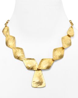 Jay Lane Satin Gold Triangle Drop Necklace, 16