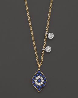 Meira T Evil Eye Necklace Charm, 16
