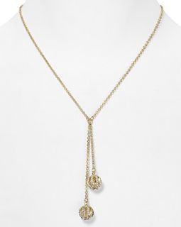 Ralph Lauren Open Crystal Ball Pendant Necklace, 18
