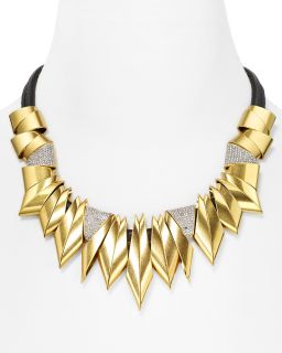 Juicy Couture Heavy Metal Gold Angular Necklace, 18