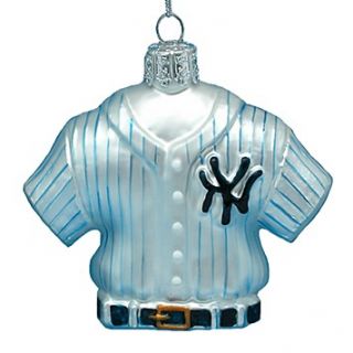 Kurt Adler Glass Yankees Jersey Ornament, 3.25