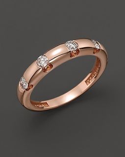 Diamond Ring Set In 14K Rose Gold, 0.30 ct.