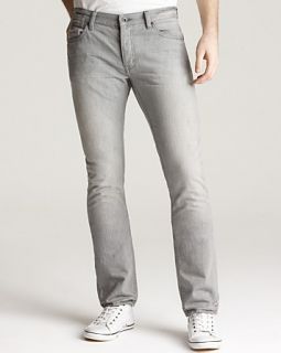 John Varvatos USA Jeans   Bowery Slim Straight Fit in Concrete