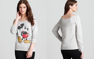 Junk Food Pullover   Mickey Mouse Off Shoulder _2