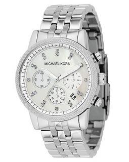 Michael Kors Stainless Steel Chronograph Watch, 38MM