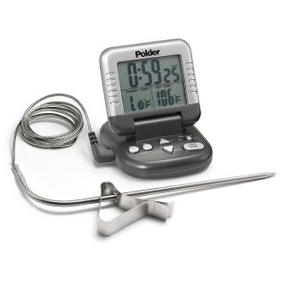 Polder Classic Cooking Digital Probe Thermometer/Timer