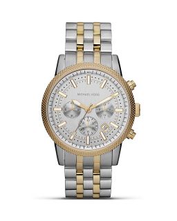 Michael Kors Round Two Tone Sport Watch, 43mm