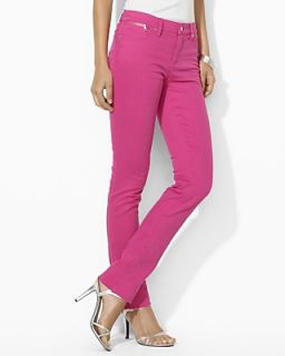 Lauren Ralph Lauren Petites Slim Modern Jeans in Harbor Pink