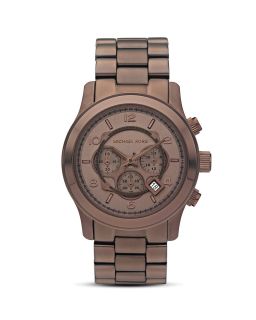 Michael Kors Mens Chocolate Brown Watch, 45mm