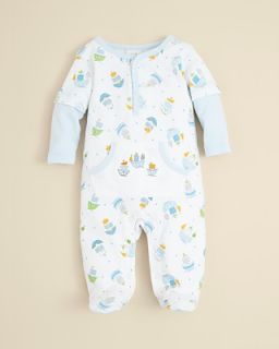 Absorba Infant Boys Sailboat Print Footie   Sizes 0 9 Months